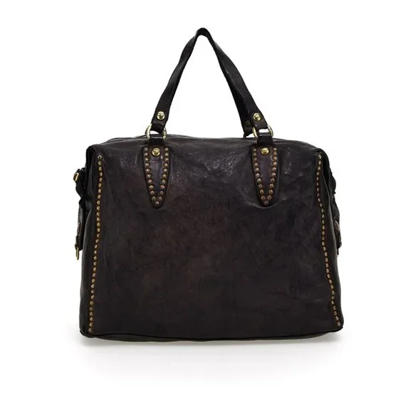 Campomaggi Lg Speedy Style Flavia Bowling Doctor Bag Dk Brown NWT Final Price - Picture 4 of 5